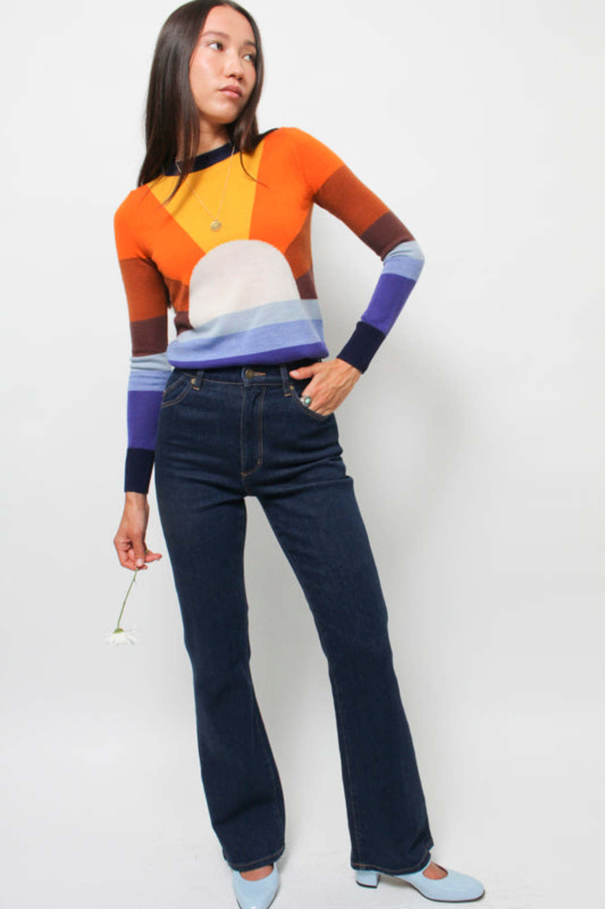 ROLLAS DUSTER BOOTCUT - ORGANIC DARK BLUE - Image 2 of 5