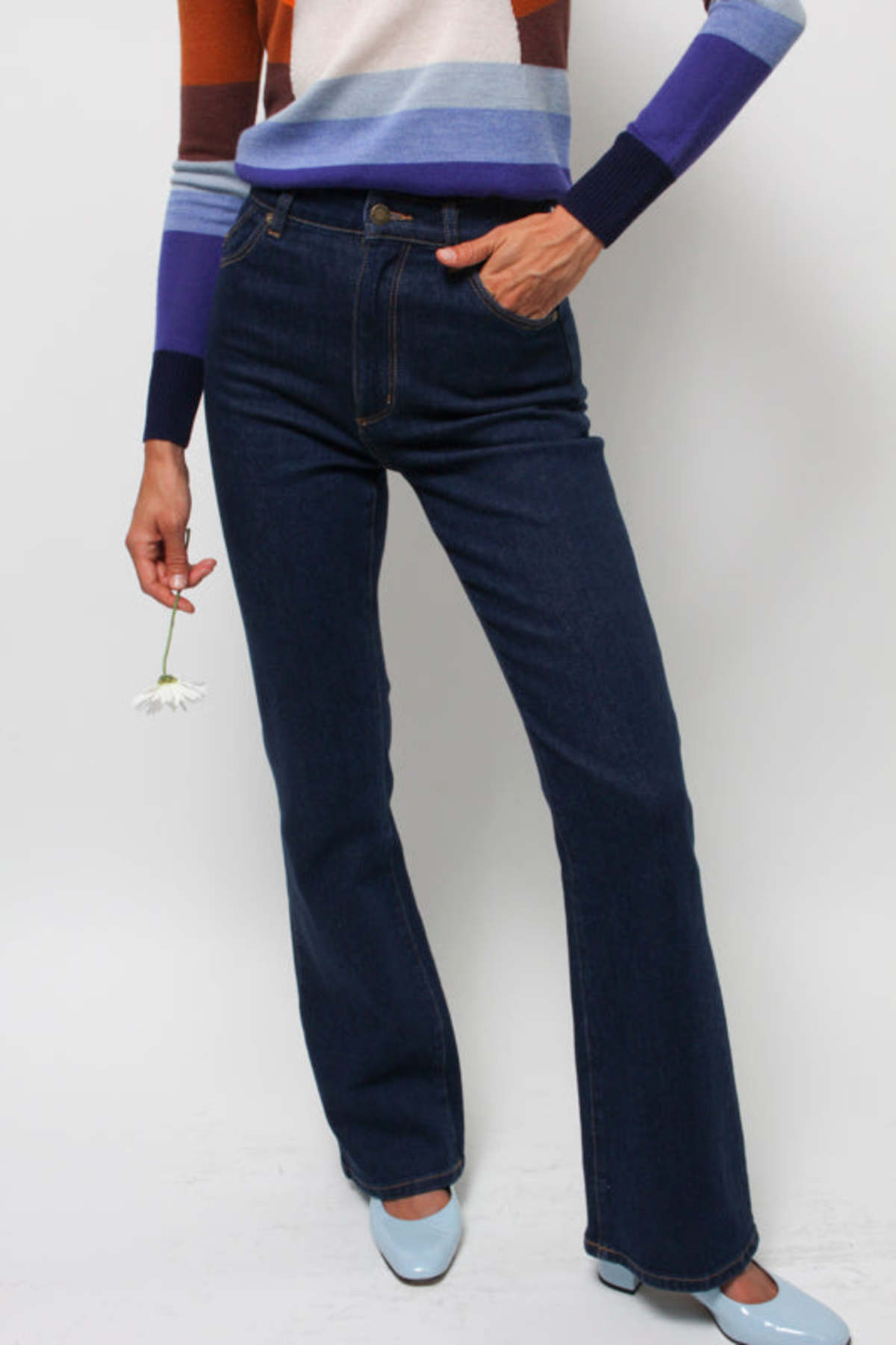 ROLLAS DUSTER BOOTCUT - ORGANIC DARK BLUE - Image 3 of 5