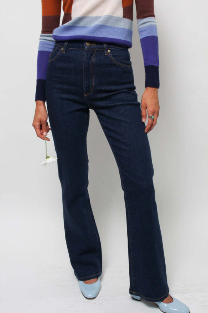 ROLLAS DUSTER BOOTCUT - ORGANIC DARK BLUE