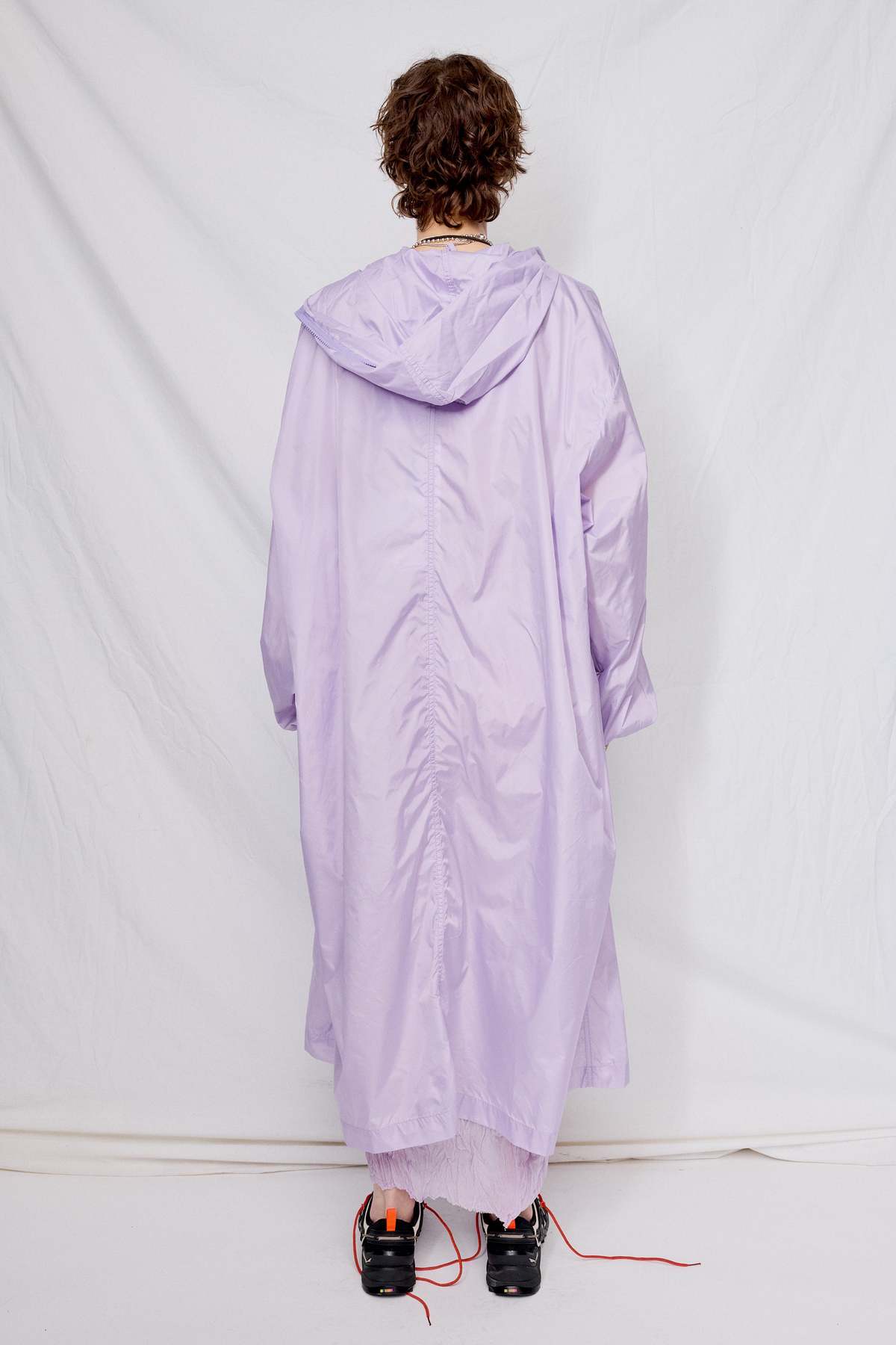 Gabriela Coll Garments No.275 Limonta Hooded Zipper Long Jacket
