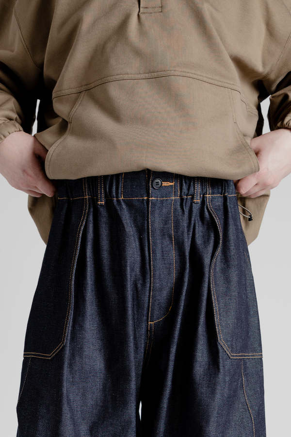 is-ness Balloon Baker Pants - Indigo | Garmentory
