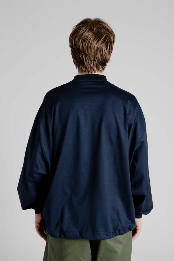 is-ness Balloon L/S T-Shirts - Navy | Garmentory