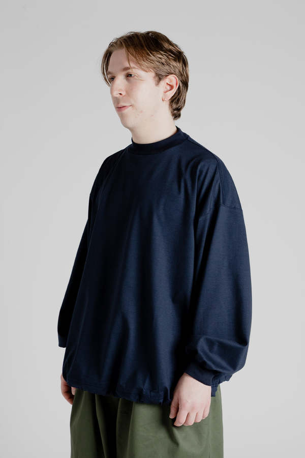 is-ness Balloon L/S T-Shirts - Navy | Garmentory