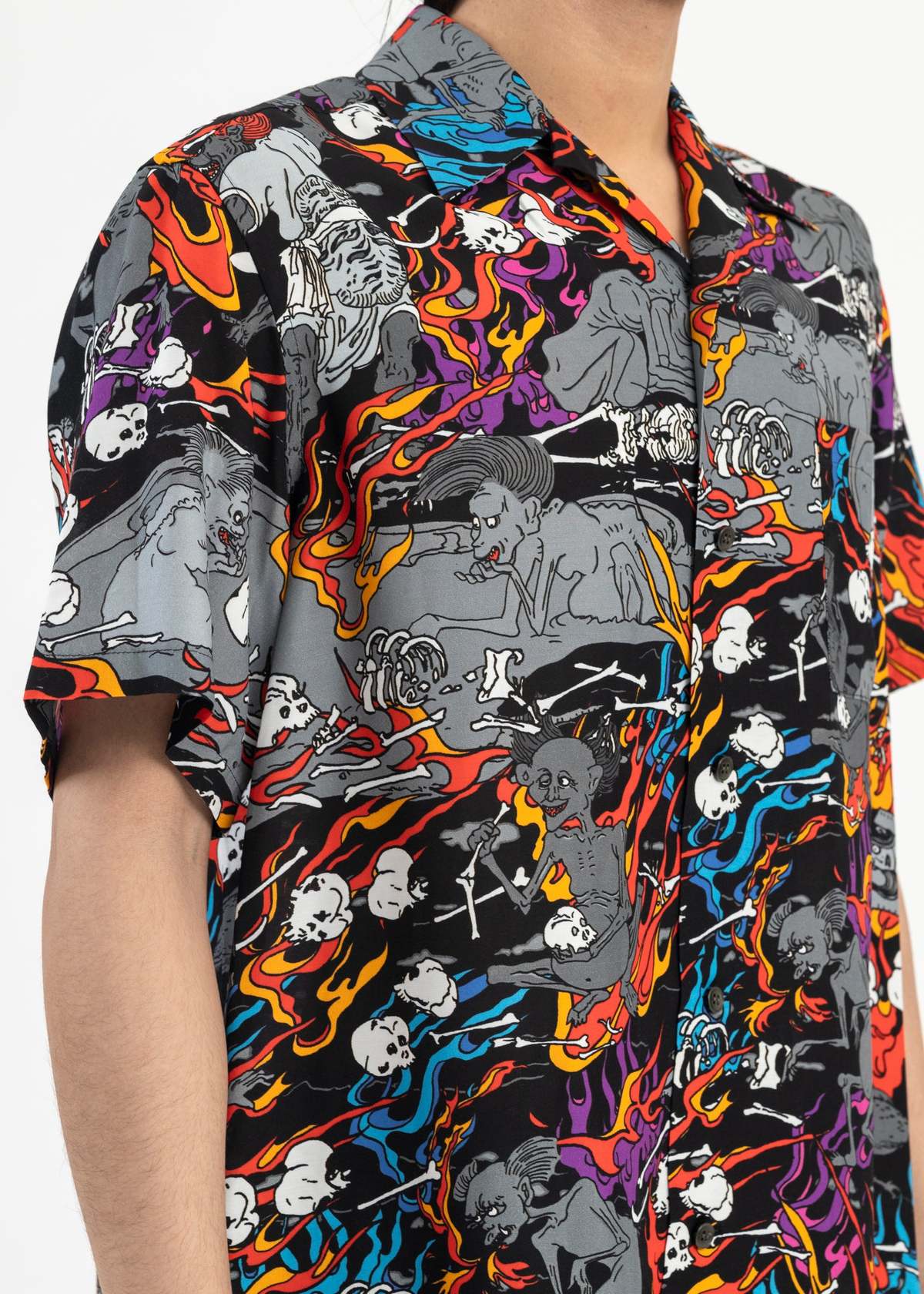 Kidill HUNGRY GHOST HAWAIIAN SHIRT - Multi | Garmentory