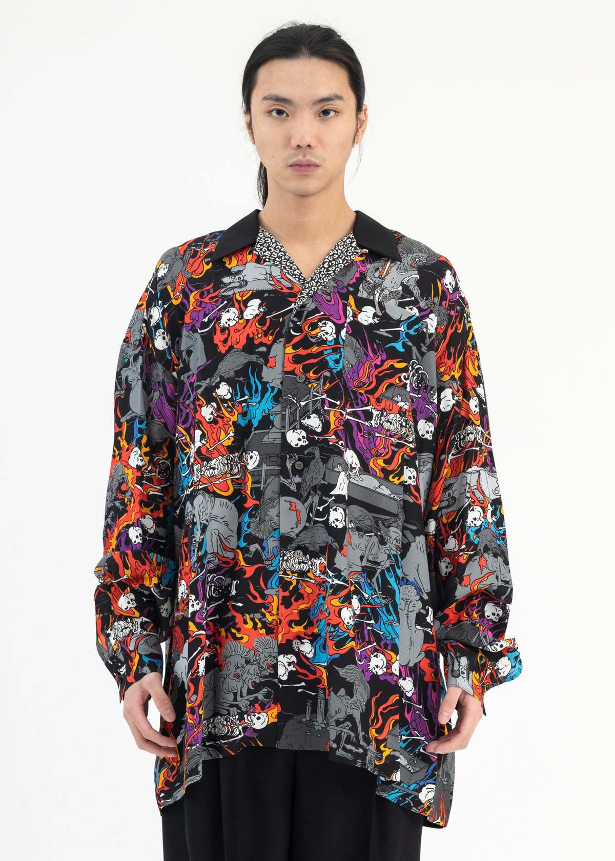 Kidill HUNGRY GHOST OVERSIZE HAWAIIAN SHIRT - Multi | Garmentory
