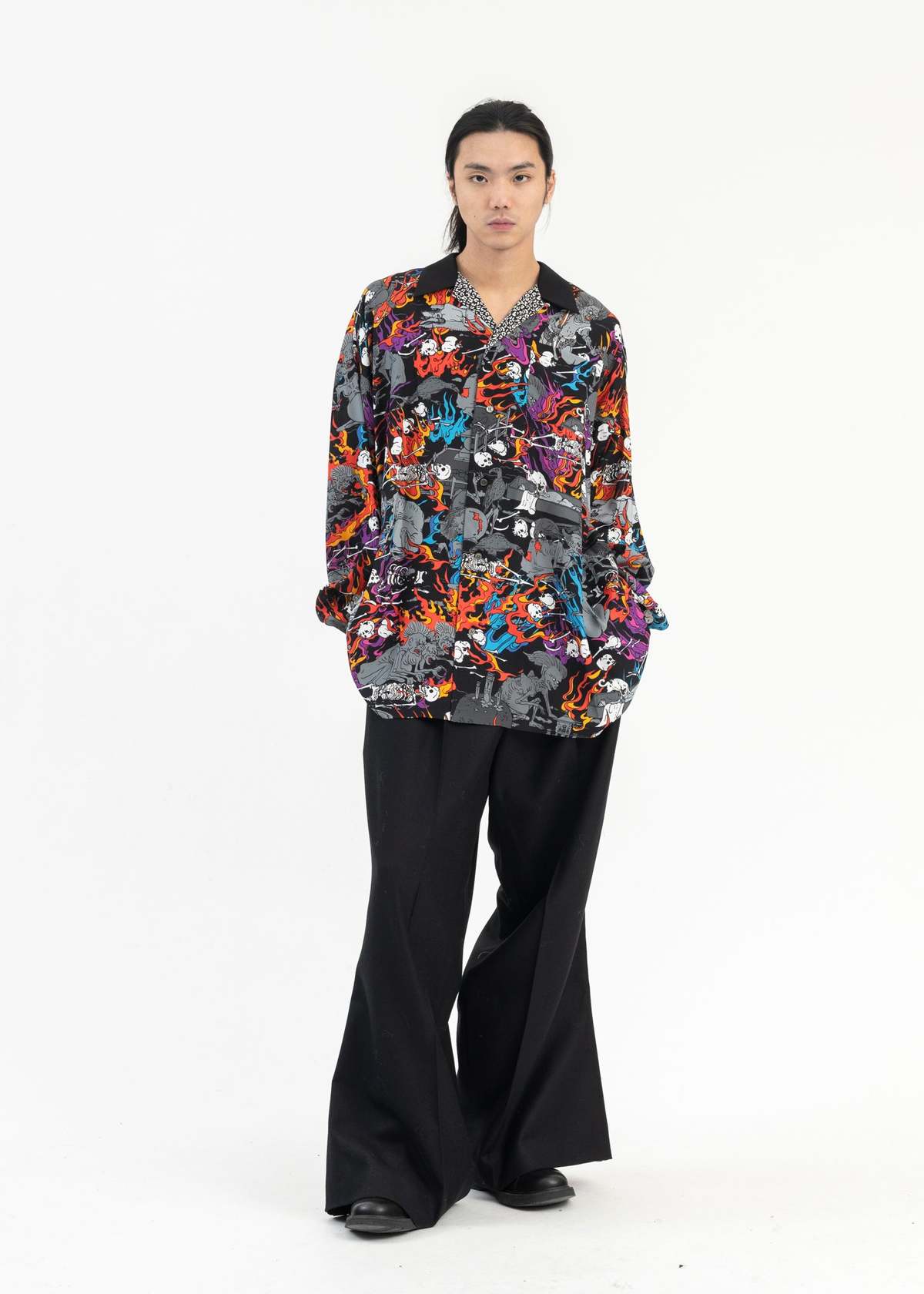 Kidill HUNGRY GHOST OVERSIZE HAWAIIAN SHIRT - Multi | Garmentory
