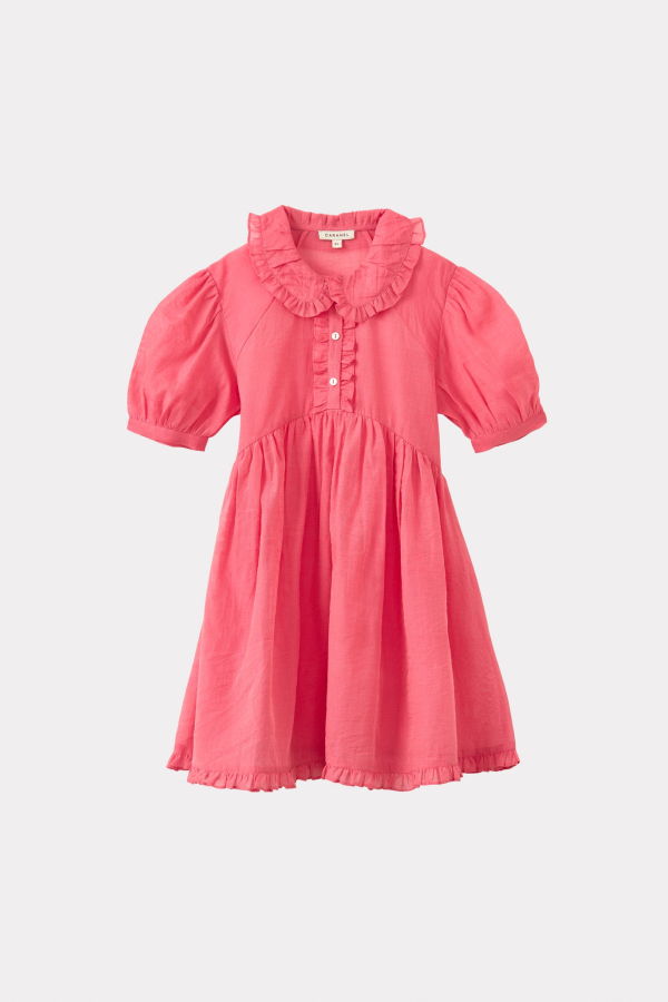 Kids Caramel Angelica Dress - Watermelon
