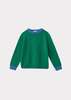 Kids Caramel FENNEL JUMPER - GREEN/CAMEL - Thumbnail 1