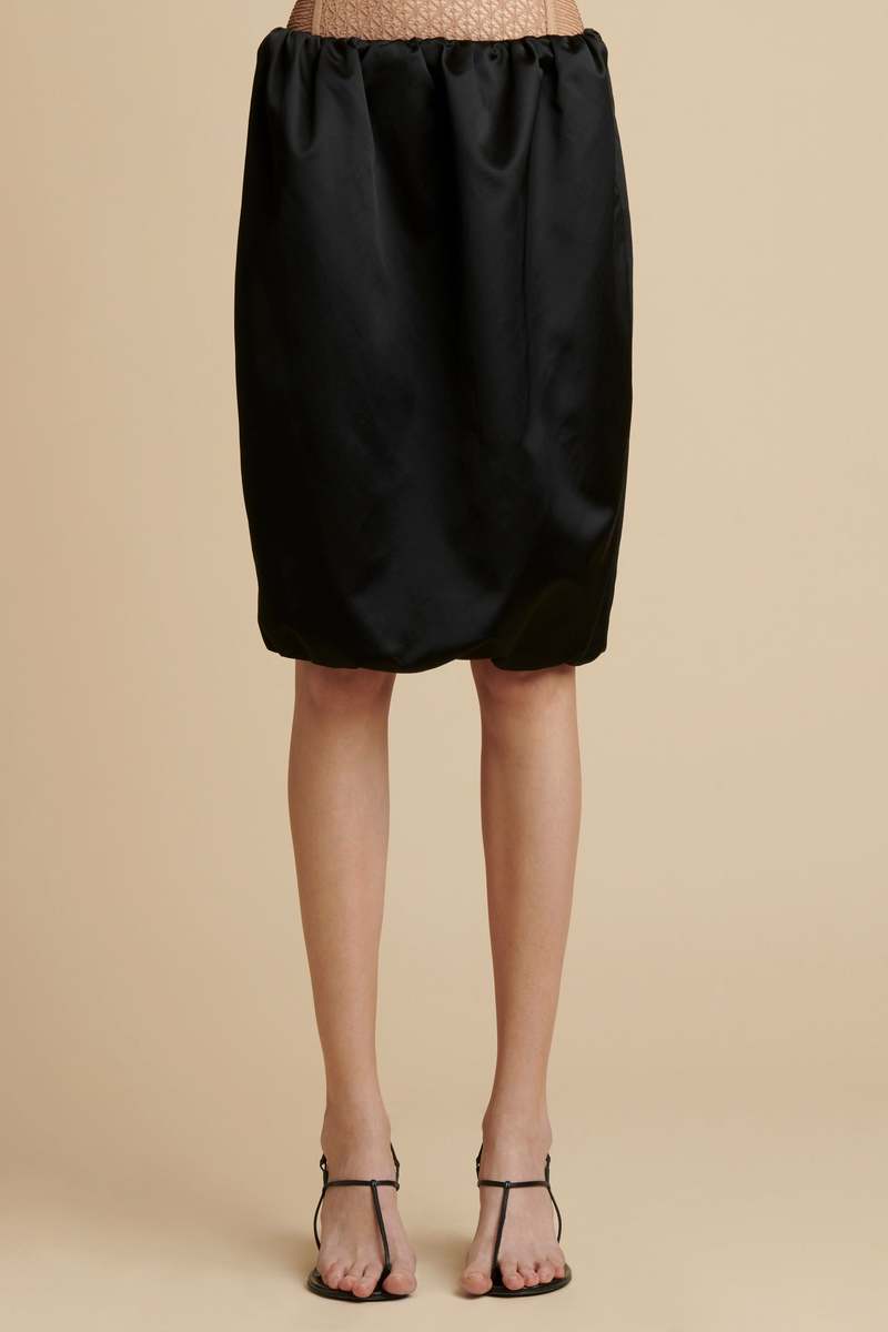 スカート KHAITE Woman Skirt Black 41493002W3002 200 Brown Mayu midi skirt Khaite - women - KHAITE