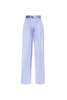 oscar de la renta SEAM DETAIL SATIN PANT - WISTERIA - Thumbnail 6