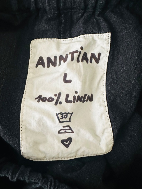 Wide leg linen pants