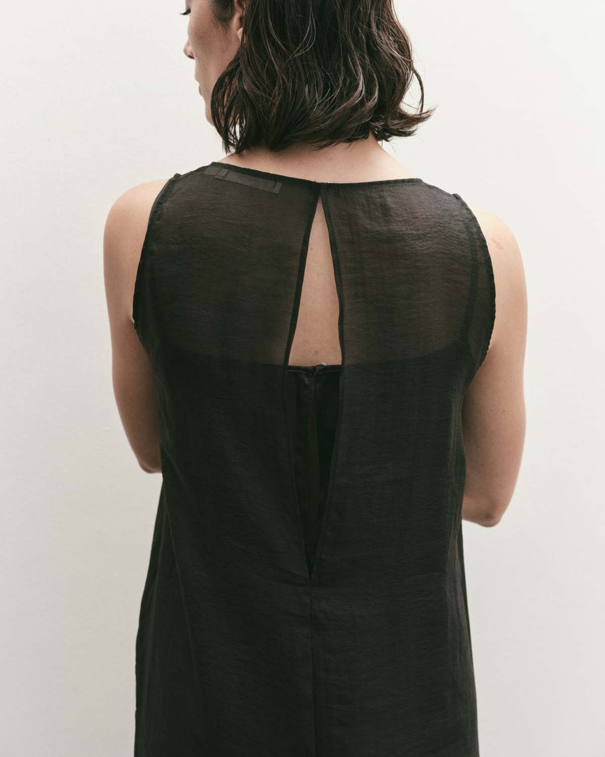 Mijeong Park Organza Dress - Black - Image 2 of 10