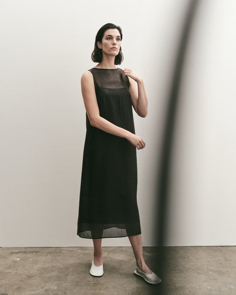 Mijeong Park Organza Dress - Black