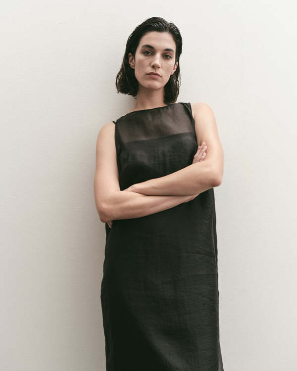 Mijeong Park Organza Dress - Black