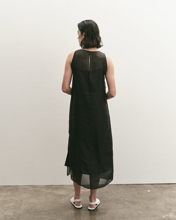 Mijeong Park Organza Dress - Black