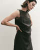 Mijeong Park Organza Dress - Black - Thumbnail 8