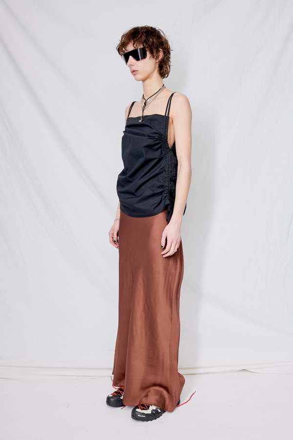 Baserange Pictorial Strap Top - Black | Garmentory