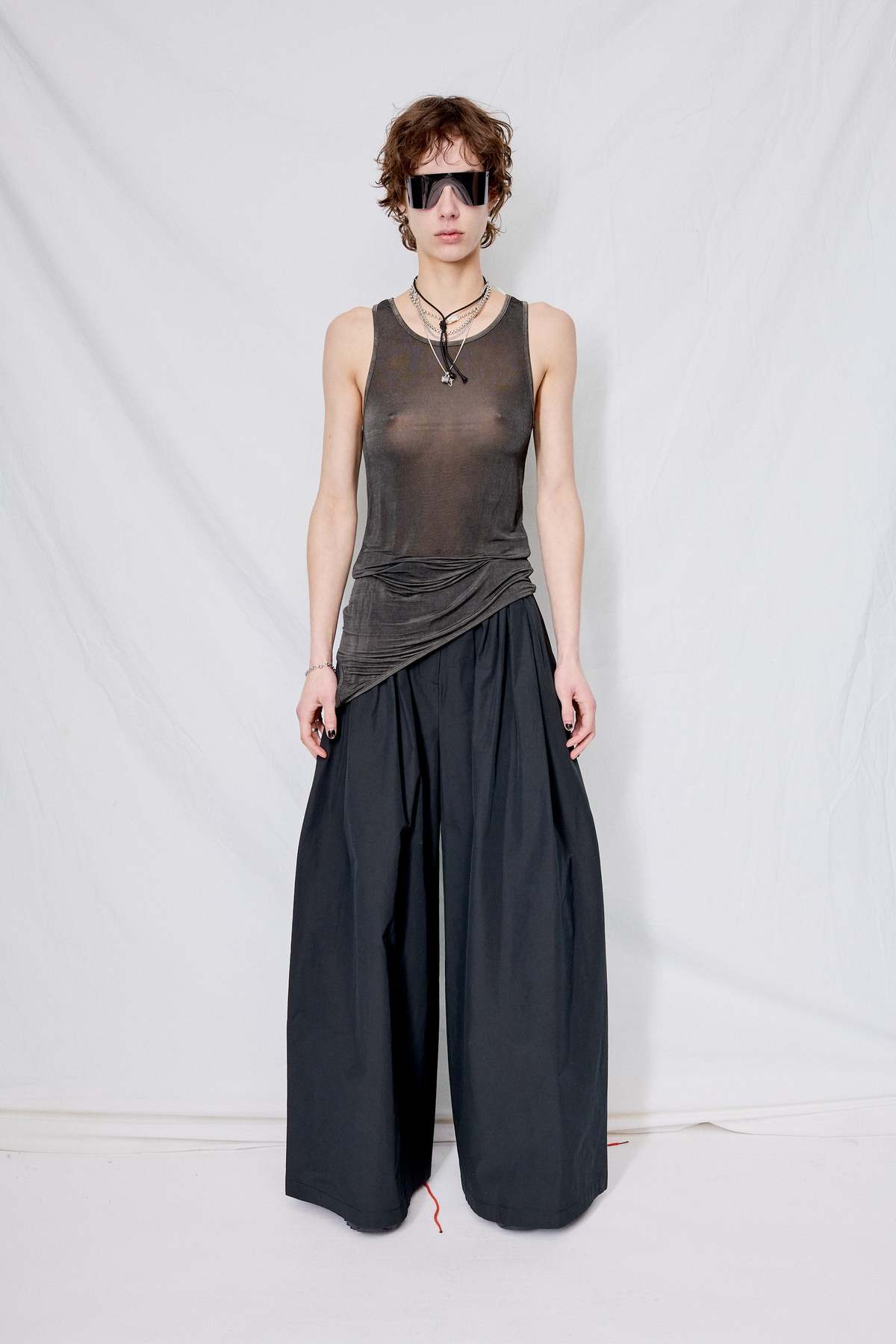 Black-Shirring-Banding-Pants-