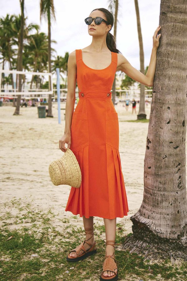 open lace back dress Hunter Bell Suni Dress  Aria
