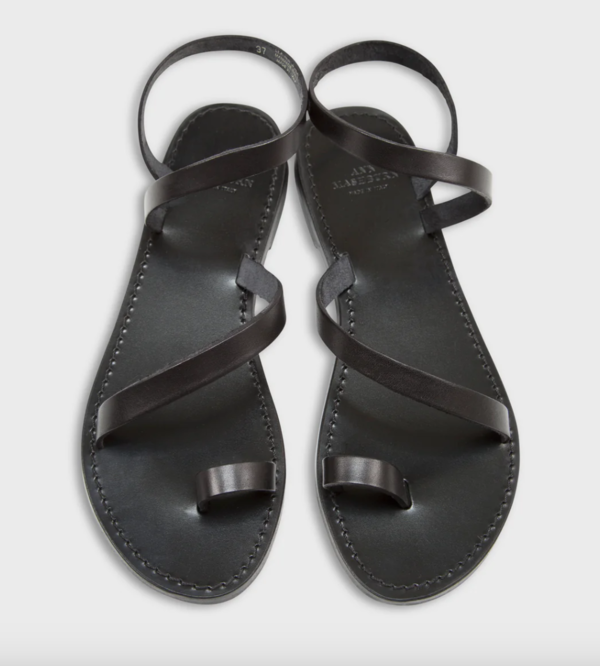 Ann Mashburn Diagonal Strap Sandal Garmentory