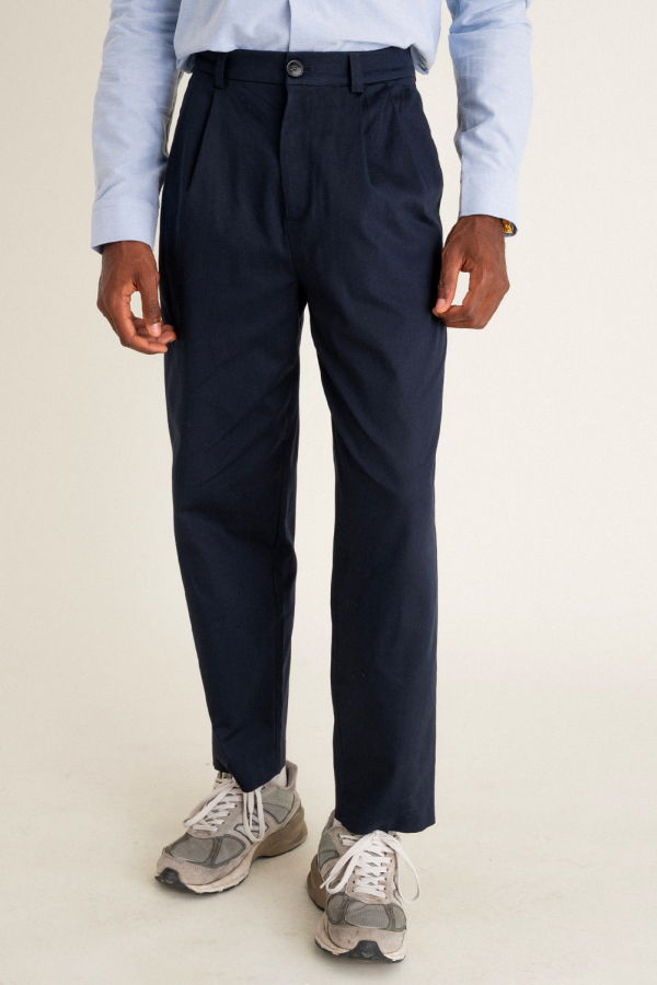 Noyoco Cambridge Unisex Organic Cotton Pants - Navy