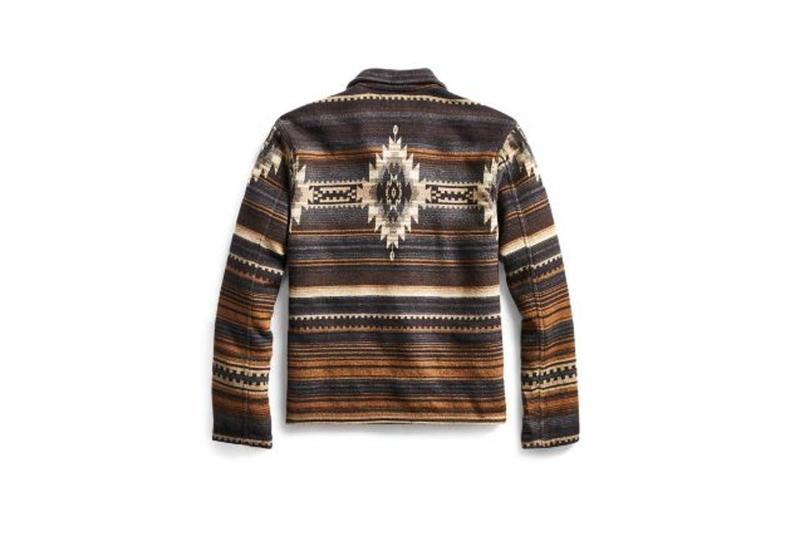RRL Cotton Wool Jacquard Overshirt | Garmentory