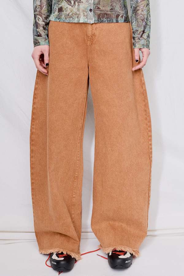 Marques Almeida Boyfriend Jeans - Brown | Garmentory