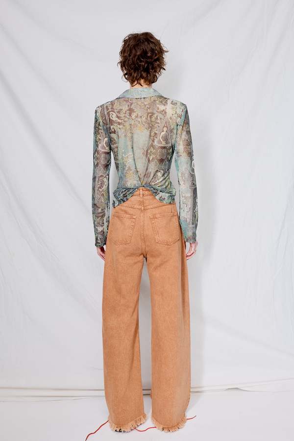 Marques Almeida Boyfriend Jeans - Brown | Garmentory