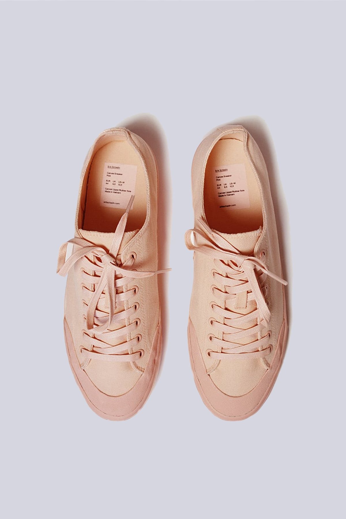 UNISEX Erik Schedin Canvas Sneaker - Pink - Image 2 of 2