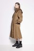 Salasai East Element Double Breasted Pleat Sleeve Trench - Tobacco - Thumbnail 6