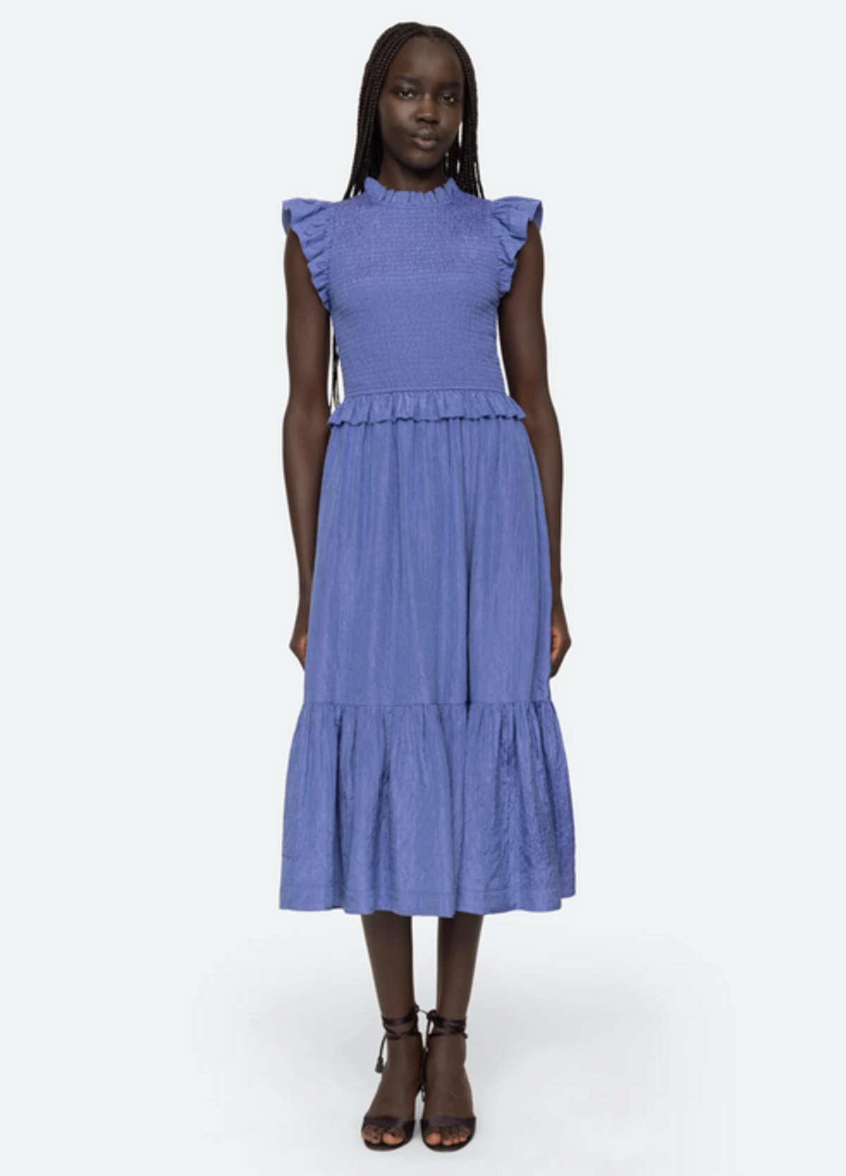 【Sea NEW YORK】セージドレス caicos dress • wave — sea sage