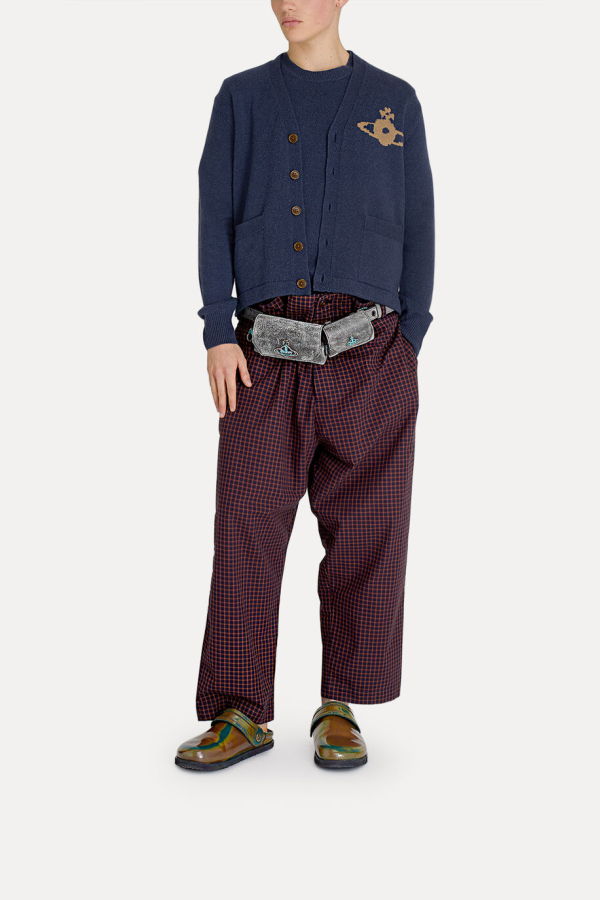 Vivienne Westwood Double Waist Alien Trousers - Red Check