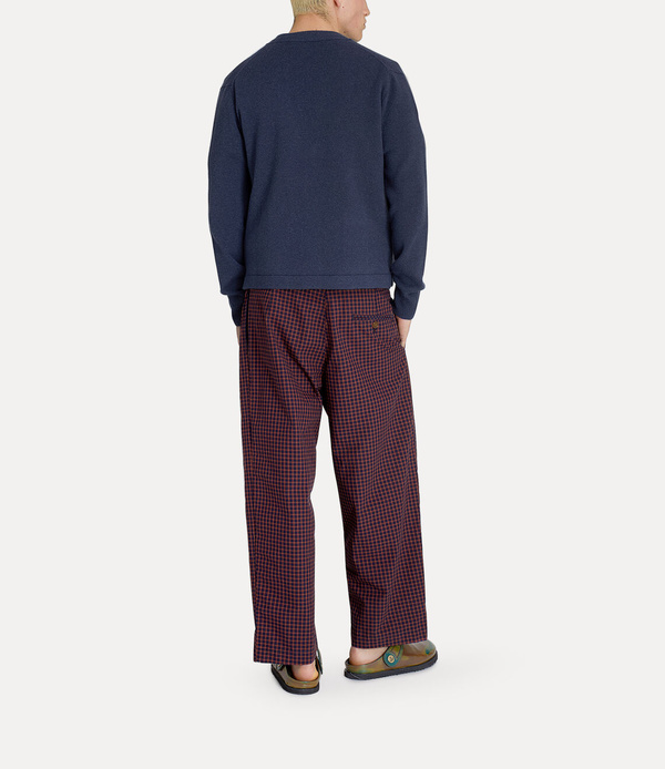 Vivienne Westwood Double Waist Alien Trousers - Red Check | Garmentory