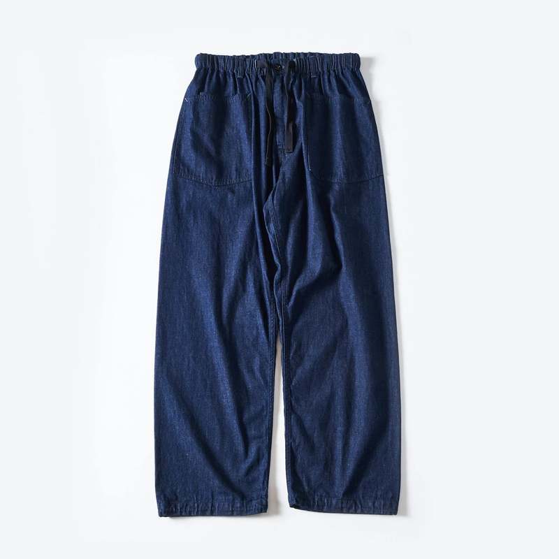 ポストオーバーオールズ　E-Z ARMY-NAVY Pants 2 Post Overalls ' E-Z Army Navy Pants 2' (Indigo Deep Wash