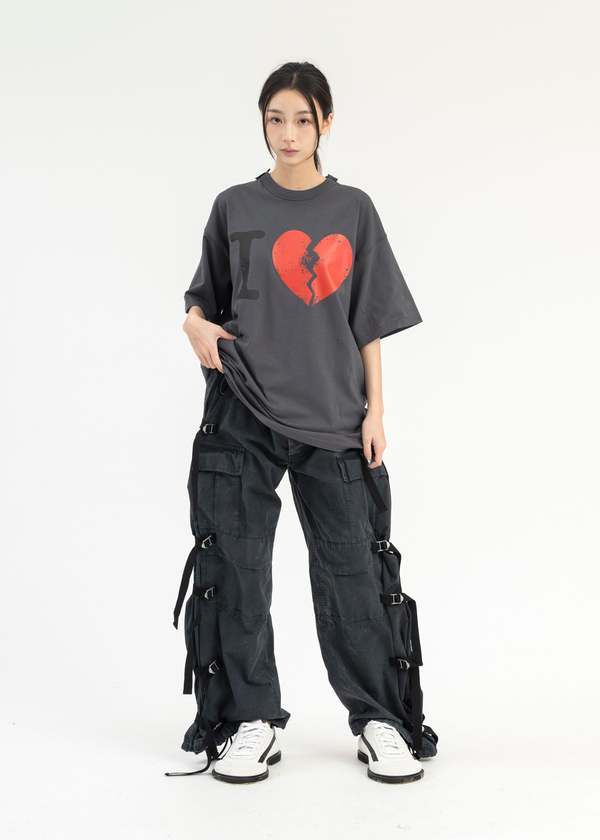 Magliano I SUFFER TEE - Charcoal Grey | Garmentory