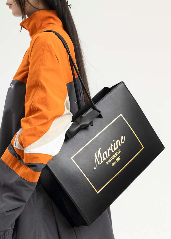 Martine Rose LARGE SHOPPER BAG - BLACK | Garmentory