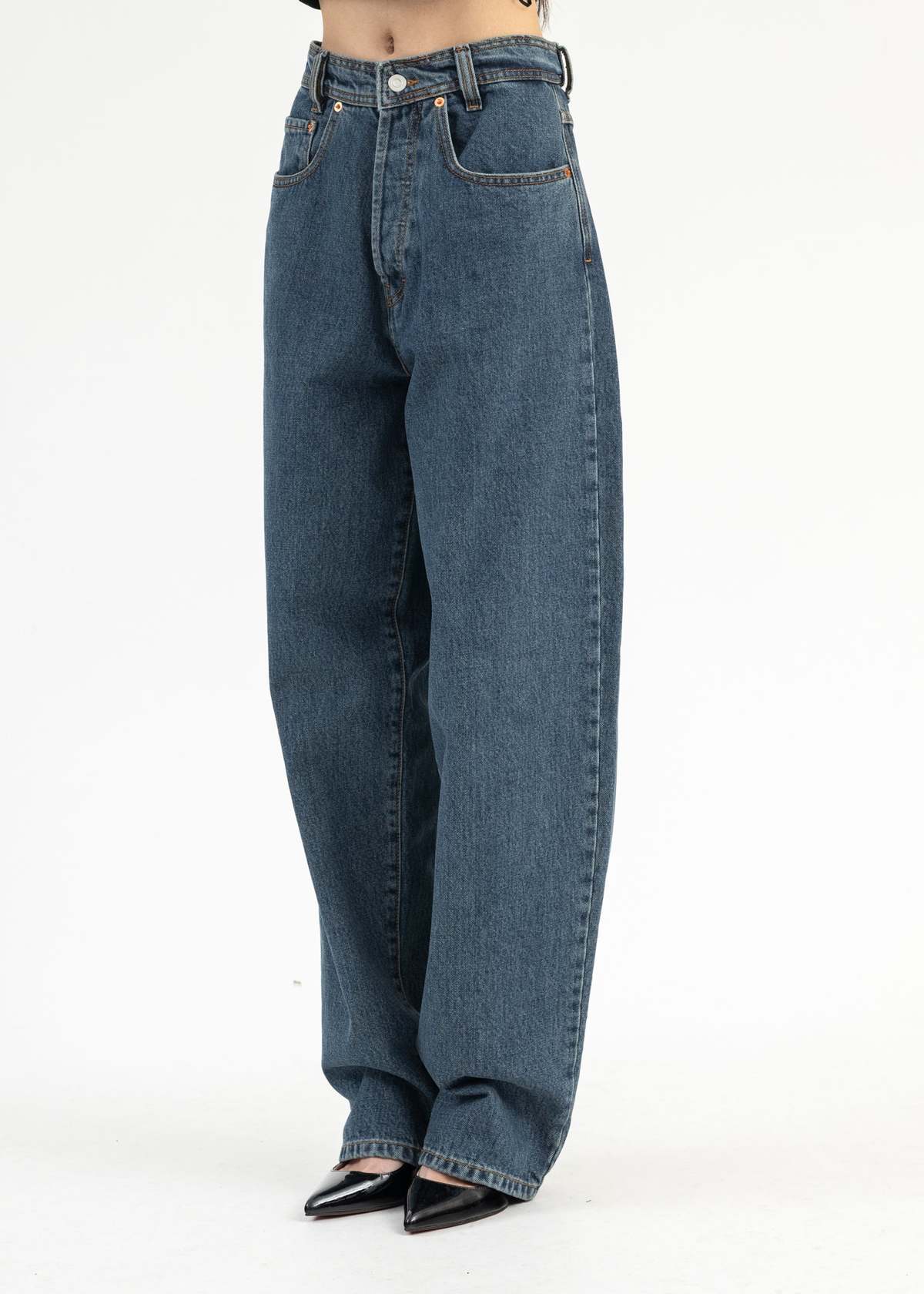 Magliano GLORYHOLE DENIM JEANS - BLUE | Garmentory
