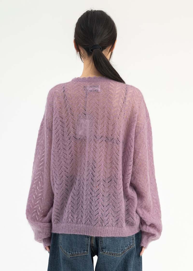 Magliano BIMBO RELOADED CARDIGAN - LILAC | Garmentory