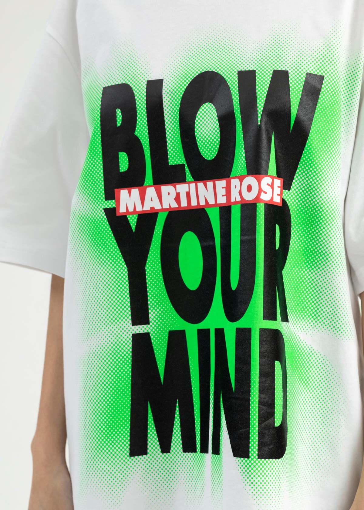Martine Rose BLOW YOUR MIND CLASSIC T SHIRT - WHITE | Garmentory