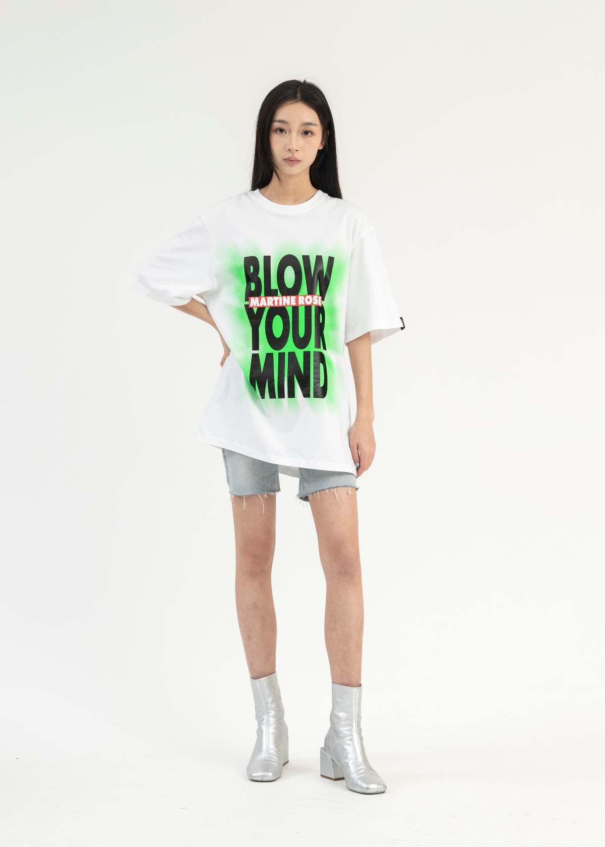 Martine Rose BLOW YOUR MIND CLASSIC T SHIRT - WHITE | Garmentory