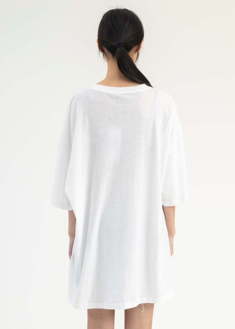 Martine Rose NOISY BUNNY OVERSIZED S S T SHIRT - WHITE