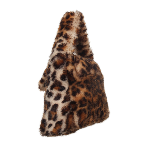 Blumarine Faux Fur Shoulder Bag - Leopard Print | Garmentory