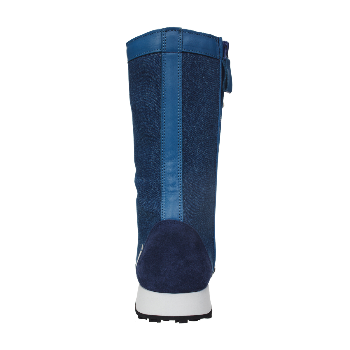 MARINE SERRE MS Rise High Sneakers - Blue | Garmentory