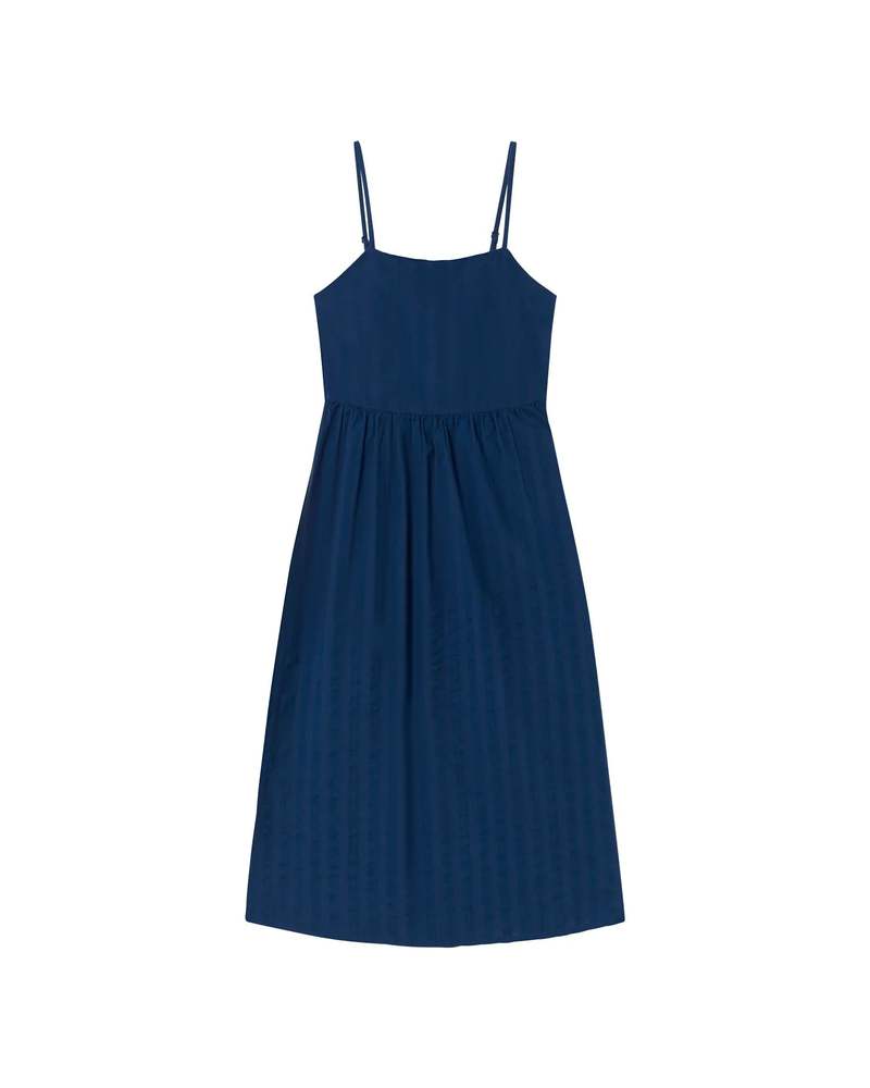 christina rohde blue floral dress Boden Girls Twirly Jersey Dress in Blue main image 0