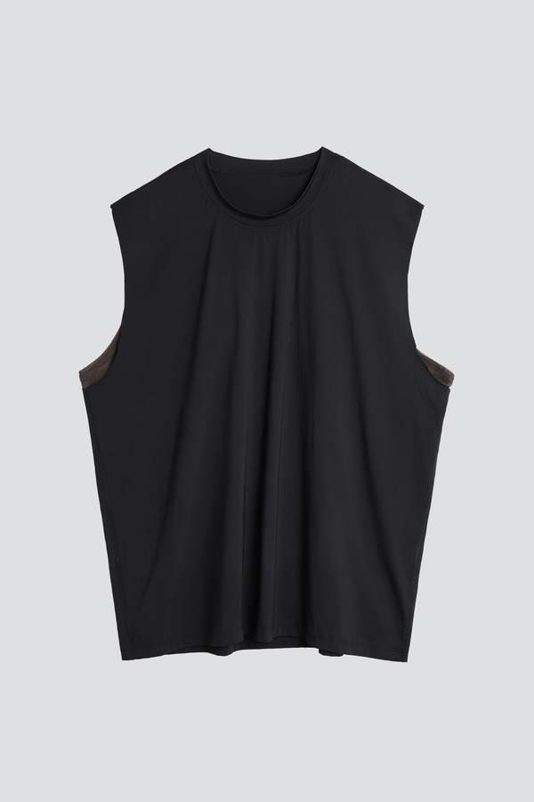 Our Legacy Reversible Gravity Tank - Black/Antique Chocolate