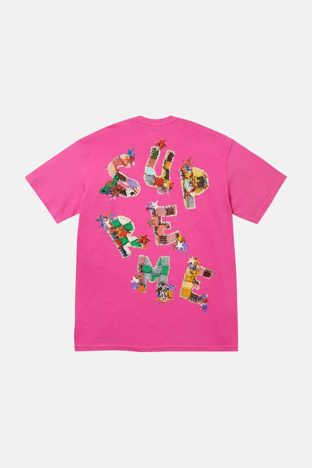 Supreme Patchwork Tee - Fuchsia | Garmentory