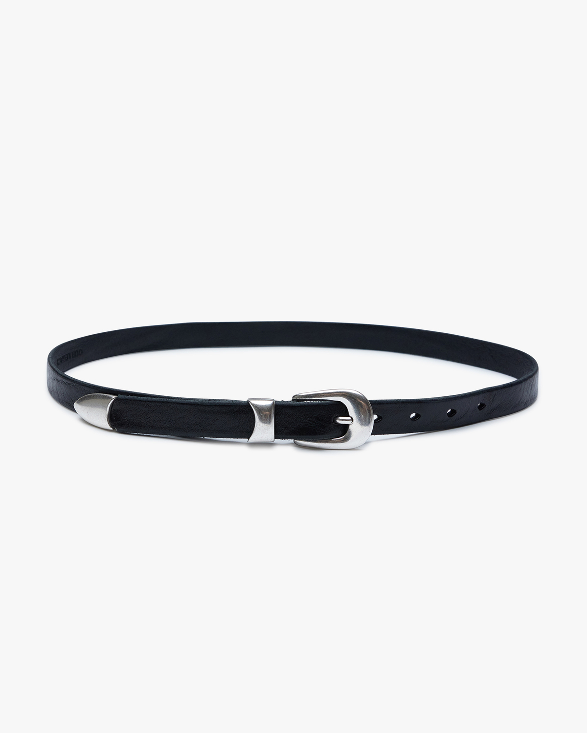 Our Legacy 2cm Belt - Black Leather | Garmentory