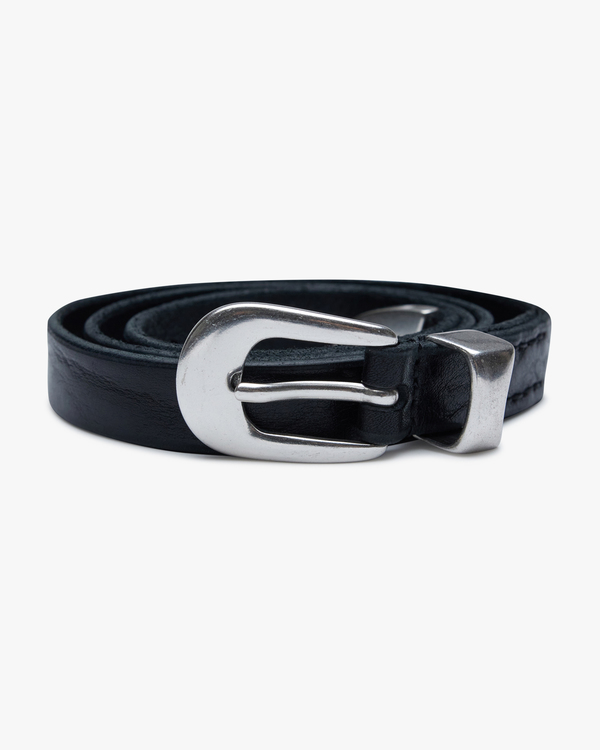 Our Legacy 2cm Belt - Black Leather | Garmentory