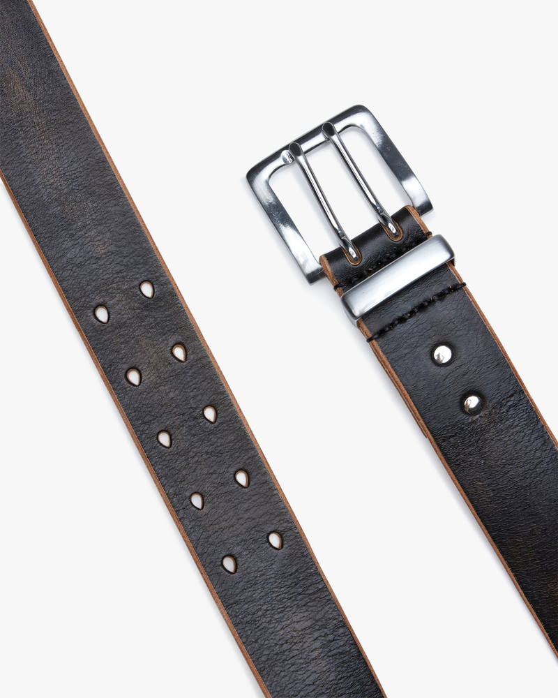 Our Legacy 4cm Double Tongue Belt - Brown | Garmentory