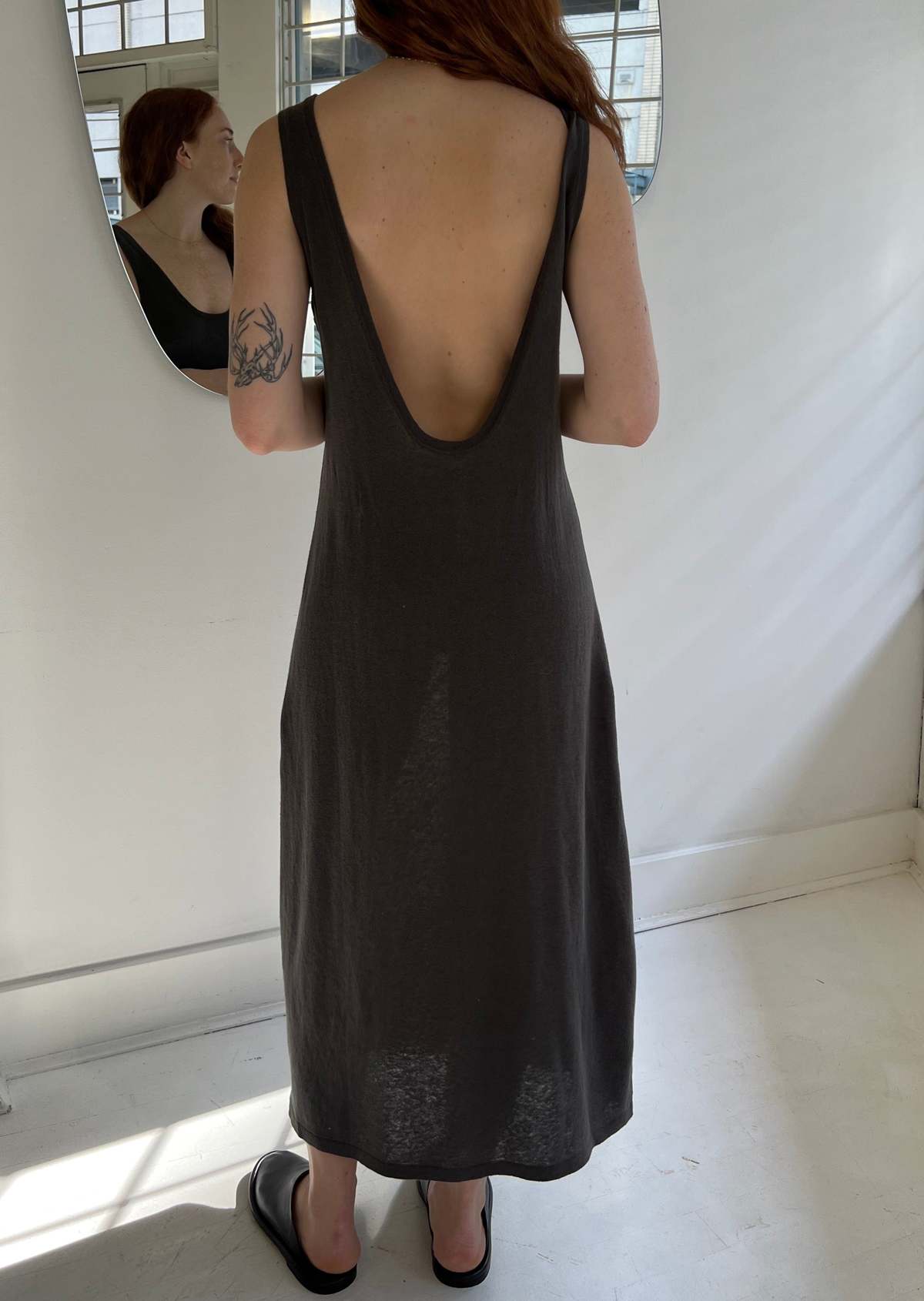 Lauren Manoogian U Tank Dress - Coal - Image 5 of 12